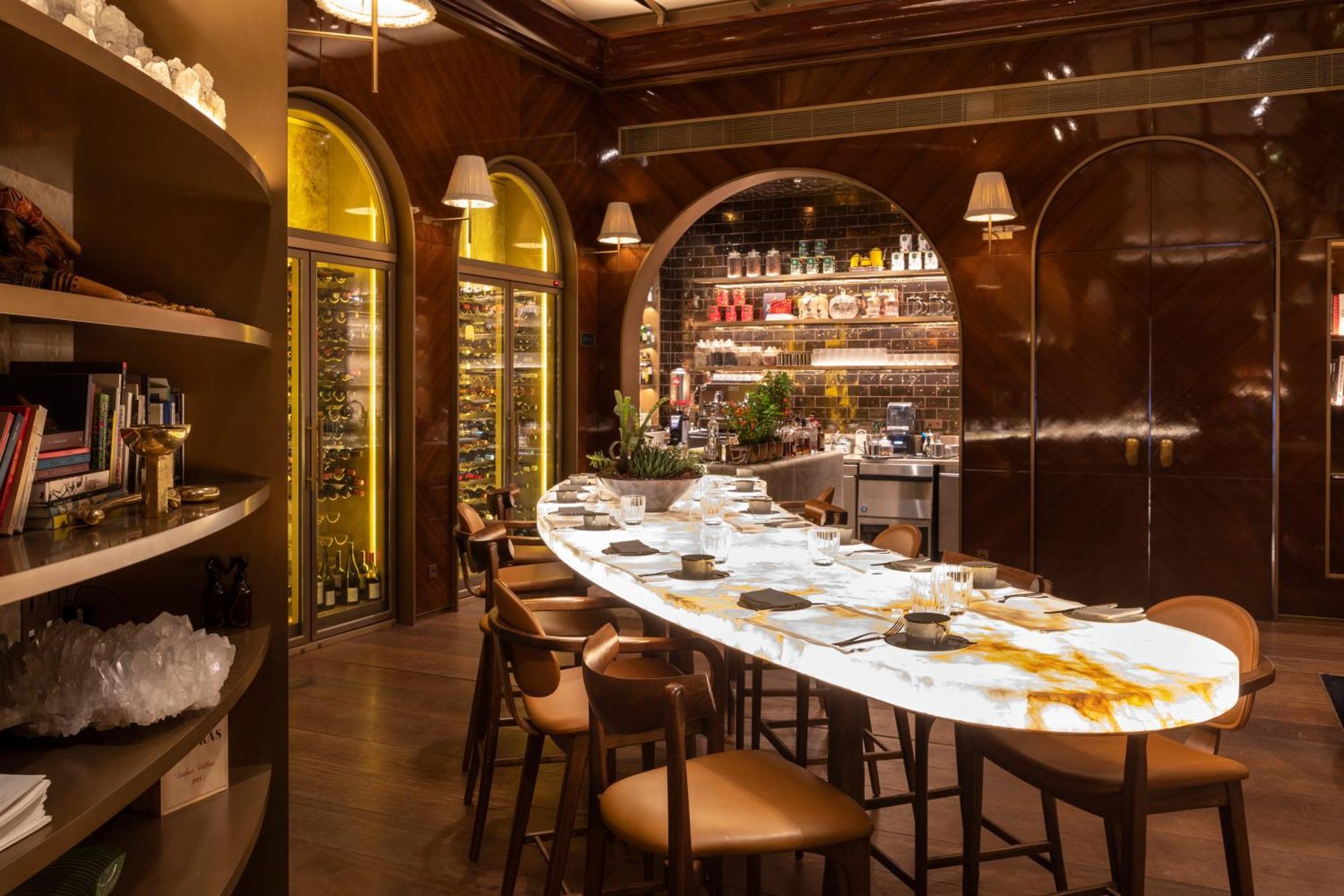 فندق Rosewood ساو باولو المظهر الخارجي الصورة Interior of the restaurant