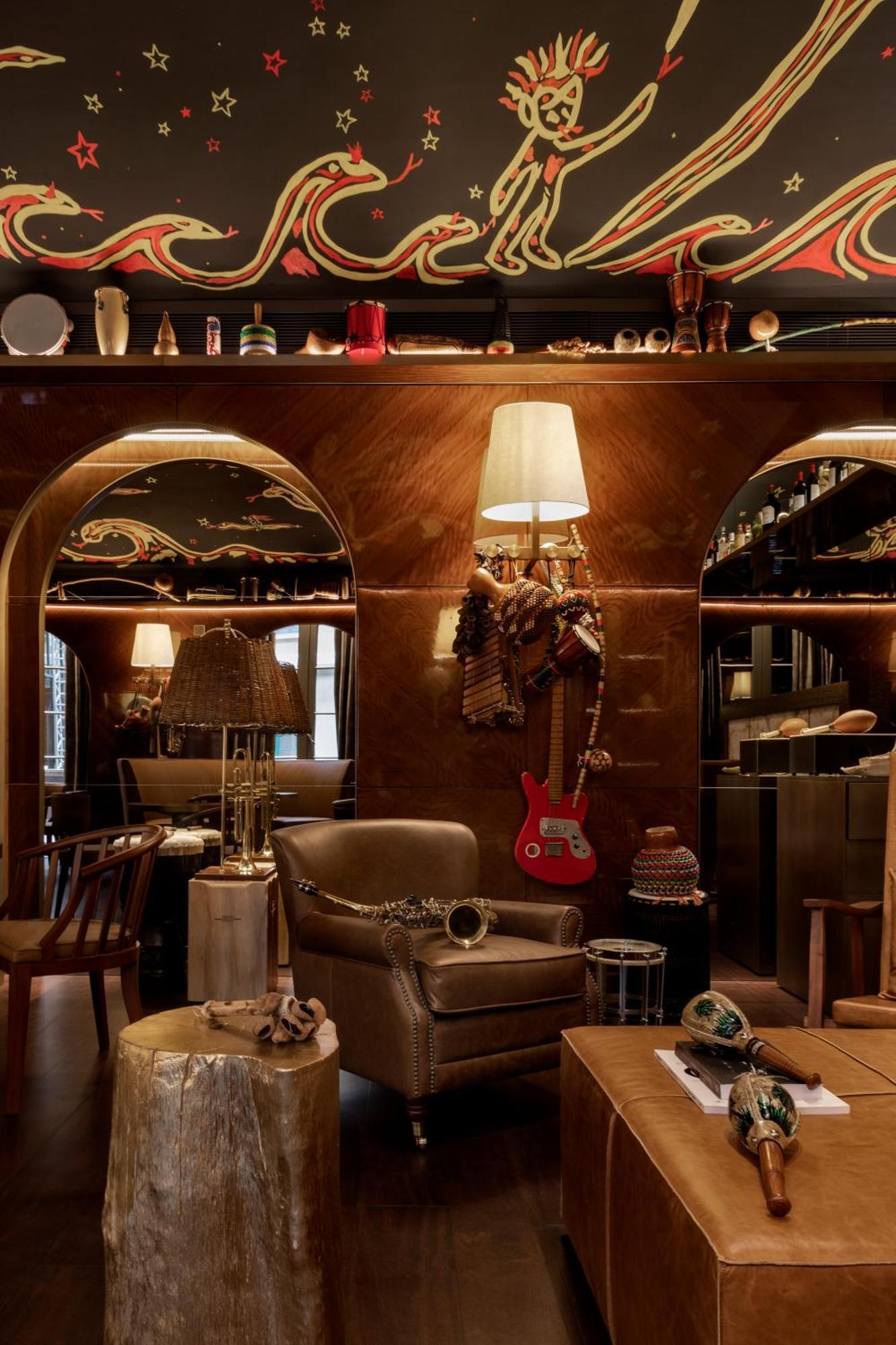 فندق Rosewood ساو باولو المظهر الخارجي الصورة The interior of the bar